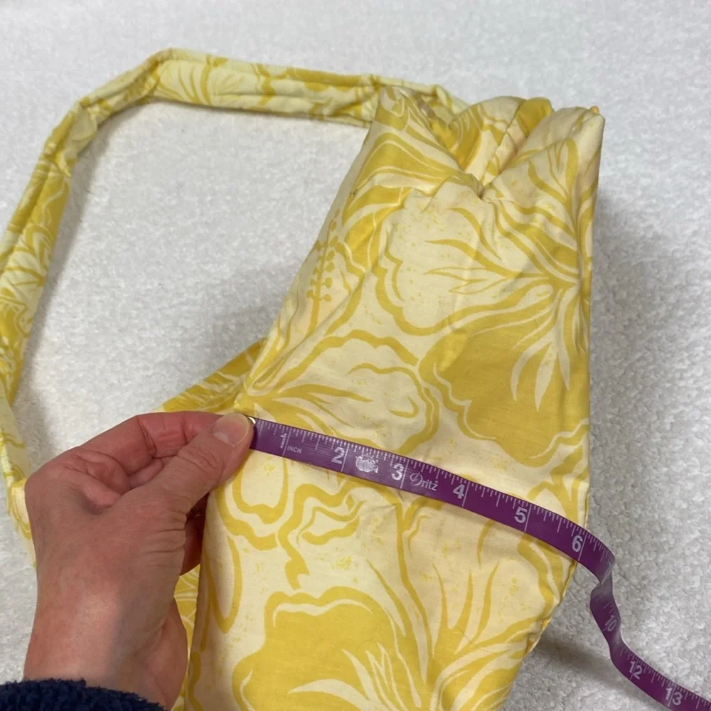 Baby Showers Hawaii diaper bag and matching blanket yellow Tropicsl hibiscus